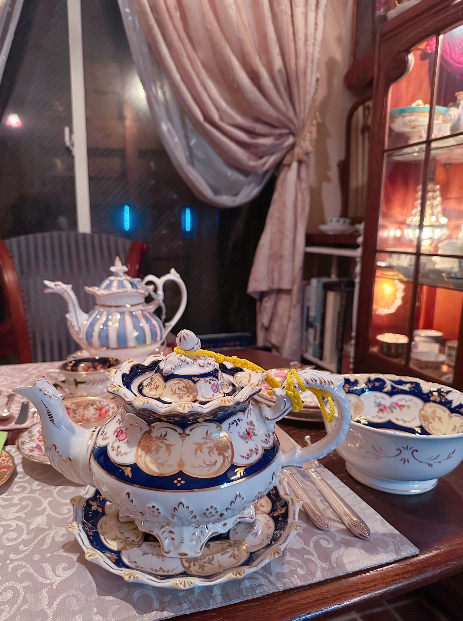 Chamberlain Worcester プレート(1800年頃) Chamberlain Worcester In