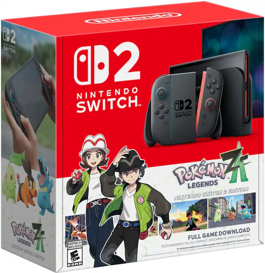 Out tomorrow: Nintendo Switch 2 + Pokémon Legends: Z-A bundle for