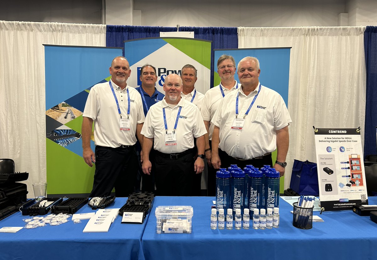 ptsupply's tweet image. 📸 We&apos;ve been having a great time at MATSS! Stop by booth 218/220 to visit with us, @CommScope, @Comtrend, and @SEL_FiberOptics. 

#MATSS - Mid America Telecom Showcase &amp;amp; Seminar