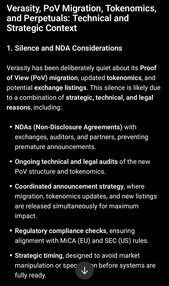 cryptofomooo's tweet photo. Reasons why $VRA team is in silence👇🏻Team is taking preventive technical measures to ensure a smooth and risk-free POV seperation with proper audits✅

Everything falls at perfect ALT's market time, its team strategy 🔥
@verasitytech @rjmark_verasity @ceoverasity https://t.co/RqTEQ4mb5M