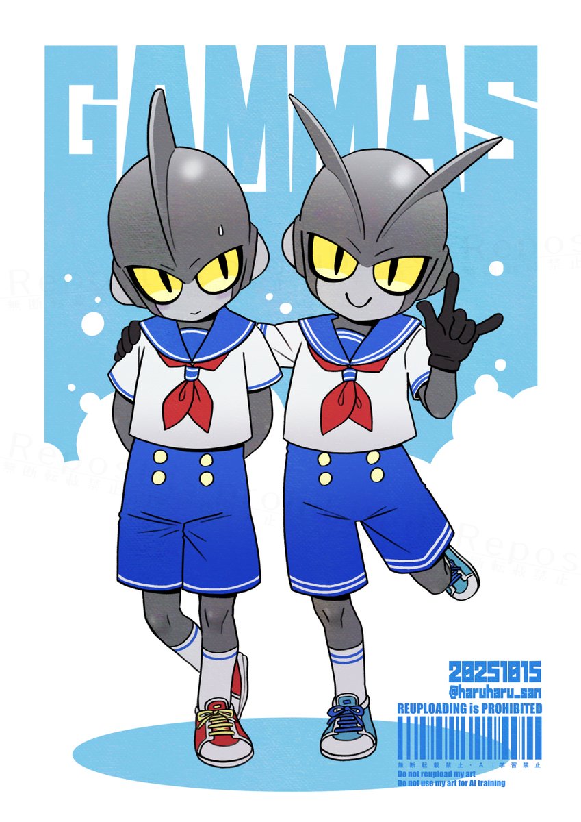「夏くらいに描いて放置してたショタンマ」|春さんのイラスト