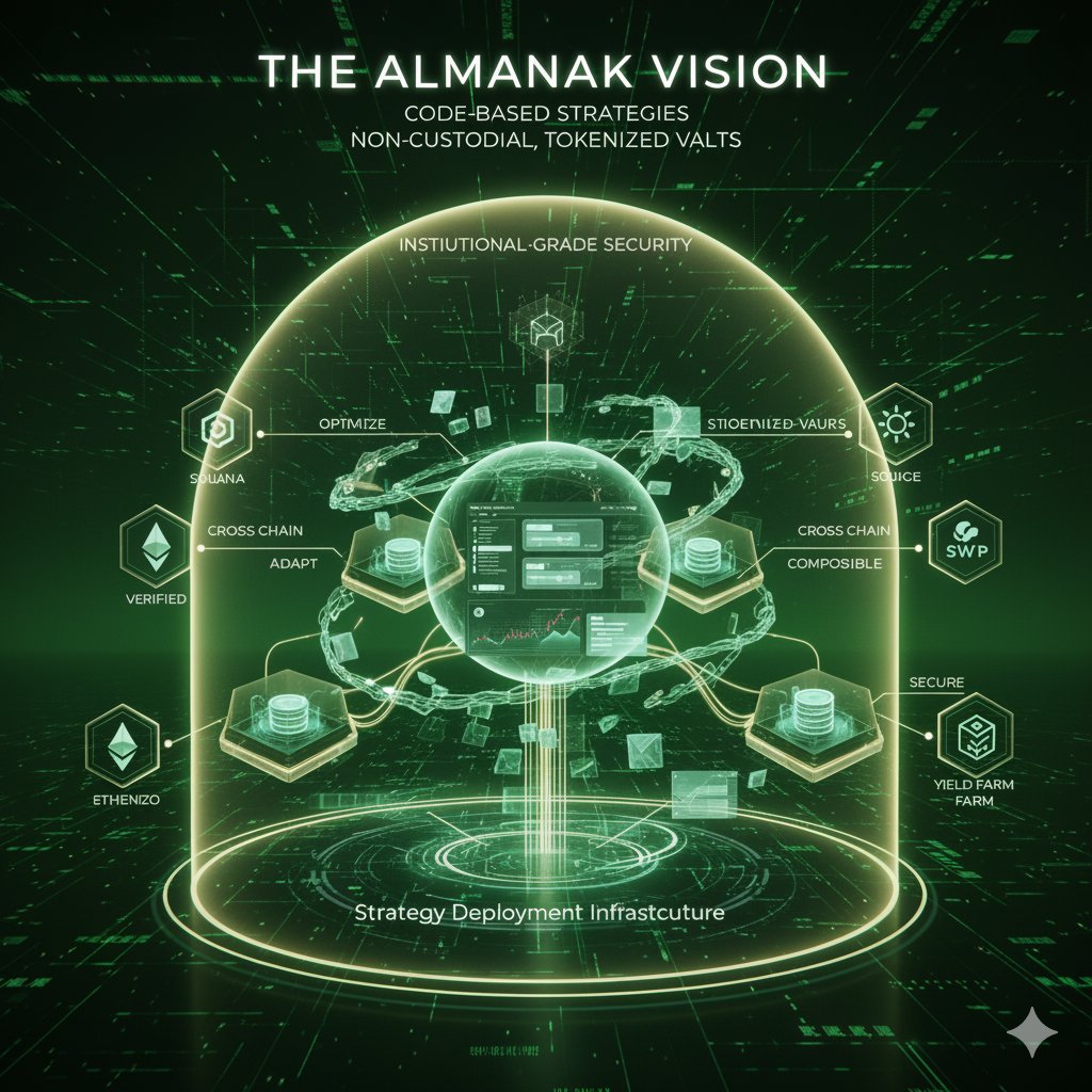 There’s been a lot of discussion lately about <a href="/Almanak__/">Almanak</a>, so let’s clear up what makes it stand out and why so many are paying attention.

Your funds always remain under your control through a 1/1 SAFE smart account. Almanak never has access to your wallet, private keys, or seed