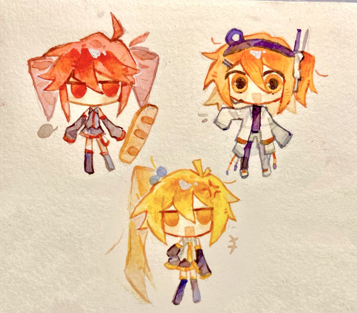 🟥🟧🟨
#足立レイ #亞北ネル #重音テ卜