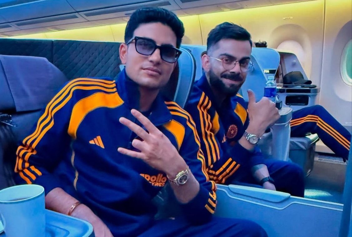 ModiAnoop1's tweet image. This pic just screams chill before the storm vibes 🔥 both lookin calm confident & ready to cook on the field for real 🫶🏻😊
#ViratKohli #ShubmanGill #INDvsAUS