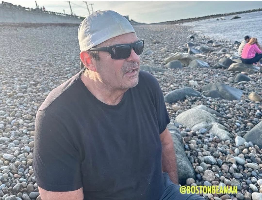 Go to beach with no sand-Be a Man