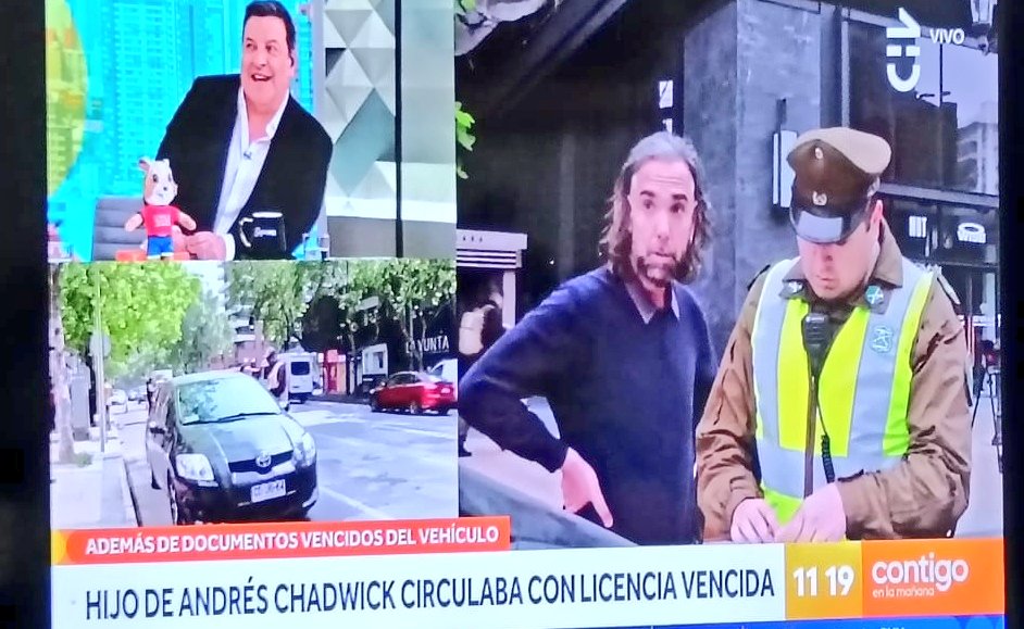Documentos vencidos, licencia vencida; el infractor de apellido Chadwick... 
De qué dependerá que lleven detenido a algunos y a otros no? 🤔
#Contigochv