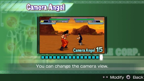treevax's tweet image. Une feature que j&apos;avais trouvé vraiment cool dans DBZ Shin Budokai 2 sur PSP (2007): la possibilité de changer l&apos;angle de caméra. 🙂