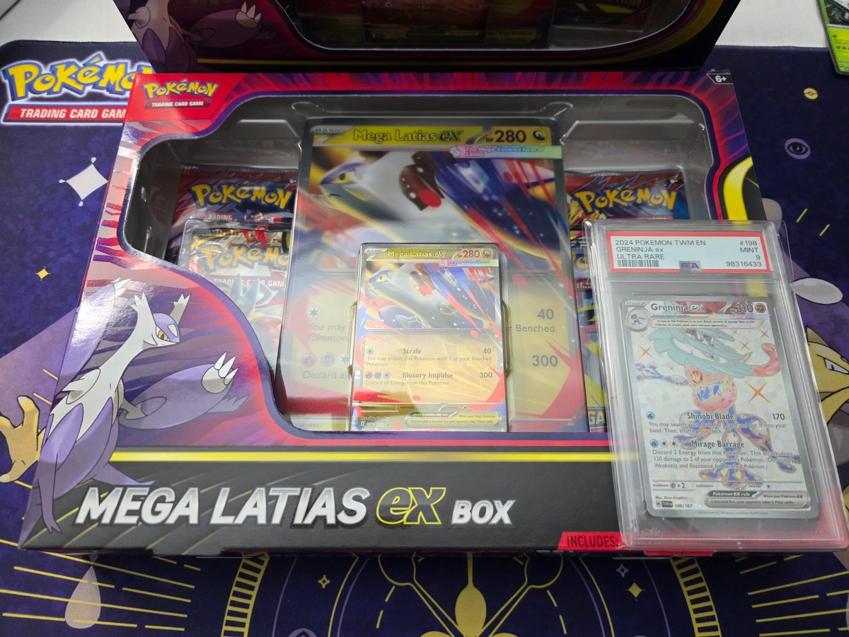 🎃 THE ULTIMATE "NO TRICKS, ALL TREATS" POKÉMON GIVEAWAY  🎃

💫 The Grand Prize Winner Will Receive All Items Listed Below 💫
(See 📸's).
(McDonald's Burgerchu, Mega 1x Latias ex Box, Limited Edition Pokémon Hershey's Kisses, Singles &amp; More!)
 
To Enter:
1️⃣ 🫡Follow Us -