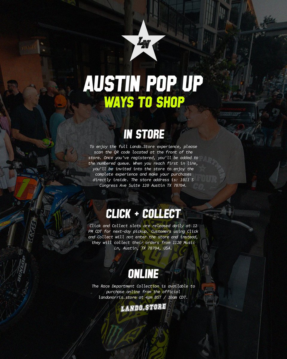 LN4's tweet image. GOOD news… your race department faves are easier to grab than ever. Here’s howww