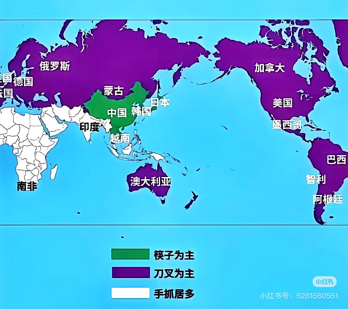 哇！手抓饭竟然是这个世界的主流！
非洲15亿+西亚阿拉伯世界4亿+南亚人口18亿+东南亚缅甸5400万+印尼2.8亿+马来西亚3600万=40.7亿，全球82亿人口当中，近41亿人口是用手去抓饭吃的。​
​用手抓饭的国家地区主要是非洲、南亚和西亚，以及东南亚南部地区国家