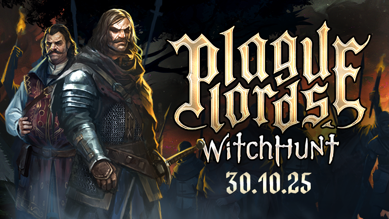💀 Plague Lords: Witch Hunt — free prologue launches October 30!

store.steampowered.com/news/app/18272…

Lead your band of mercenaries trapped in plague-stricken lands…
 Where the dead walk again.
 Can you survive — and uncover the truth behind the plague?
