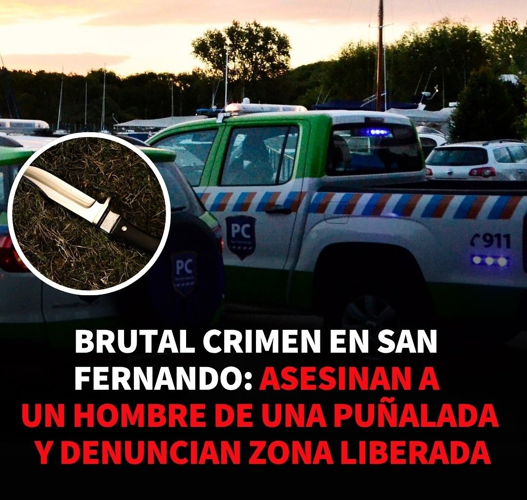 Mataron a un Joven apuñalado por un vecino mientras salía a comprar bebidas para un cumpleaños que celebraban.

Masculinicidio! 
📍San Fernando.