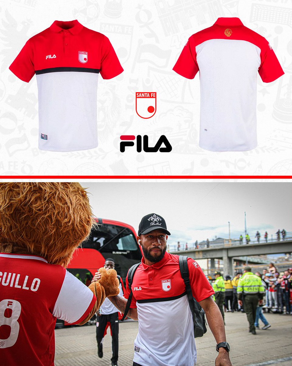 ¡No te quedes sin la polo 😍 de presentación oficial de <a href="/SantaFe/">Independiente Santa Fe</a> 🇲🇨!

Disponible ya en <a href="/CasaCardenal/">Casa Cardenal</a> y en nuestra tienda online 👉 acortar.link/W0Nph0.