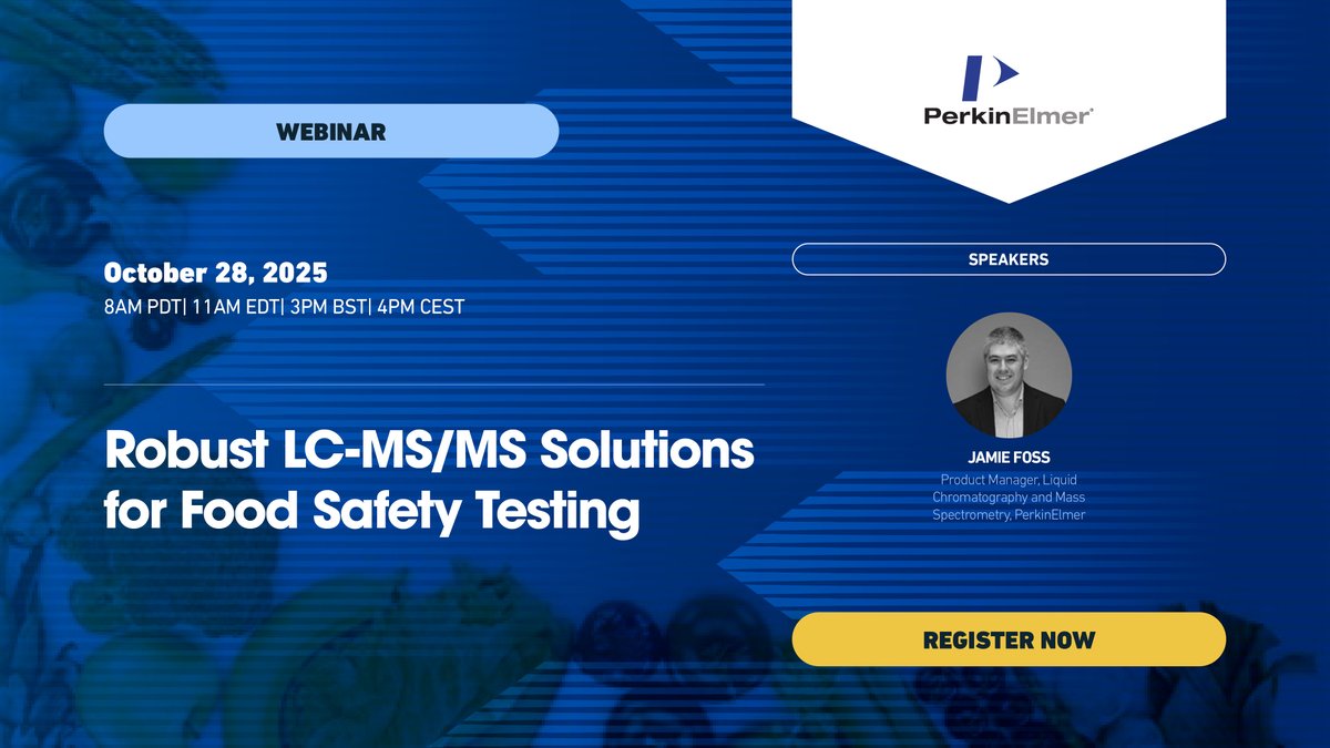 PerkinElmer Food Safety and Quality tweet media