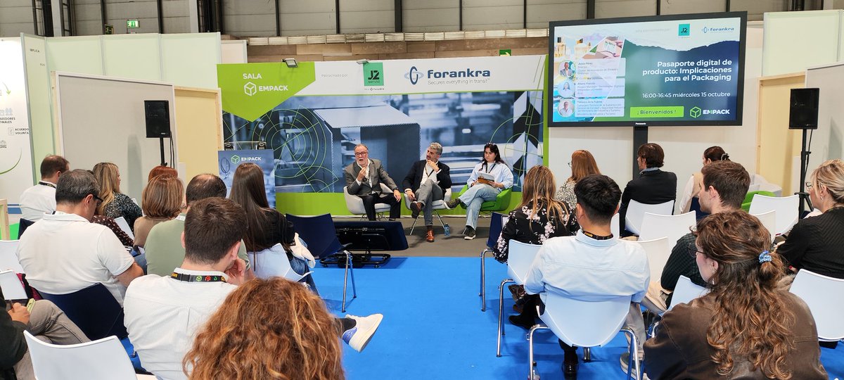 tecnoalimen's tweet photo. 📦➡️💻 Tu envase ahora también tiene DNI. Con el pasaporte digital de producto, sostenibilidad, trazabilidad y economía circular van de la mano. Impulsado por @AIJU_ y el @ClusterEnvase en #EmpackMadrid #PackagingDigital #EconomíaCircular https://t.co/PCg0yiY1qF