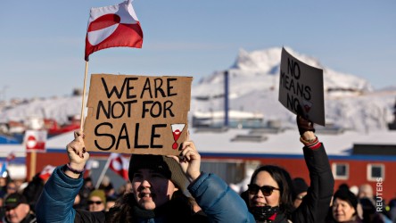 Independence from Denmark, relations with the US, climate change – what are the big issues facing Greenland today?

Click here 👉 bbc.co.uk/send/u76944933  and take part in a BBC debate that will be heard around the world.
