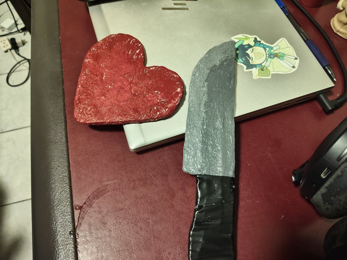 Makin props for new cosplay