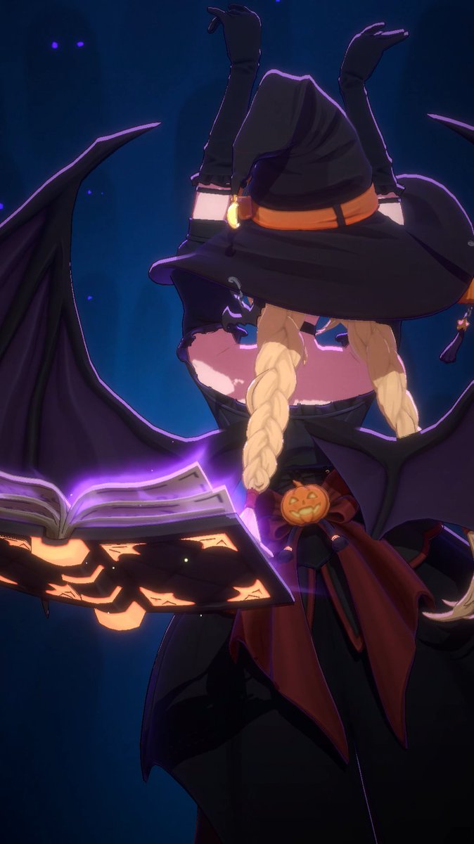 techdevnotes's tweet image. Halloween Ani Back Shot