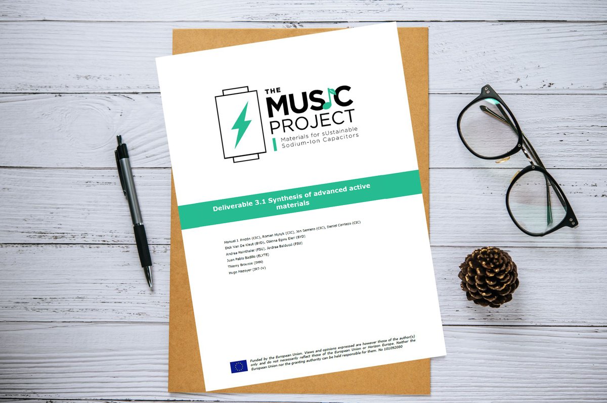 📢 New #MUSICproject Deliverable D3.1!
Partners developed advanced materials for #SodiumIonCapacitors — from biowaste-derived carbons to new electrolytes and recycled carbon fibers — paving the way for sustainable, high-power energy storage.
musicproject.eu/en/results-res…