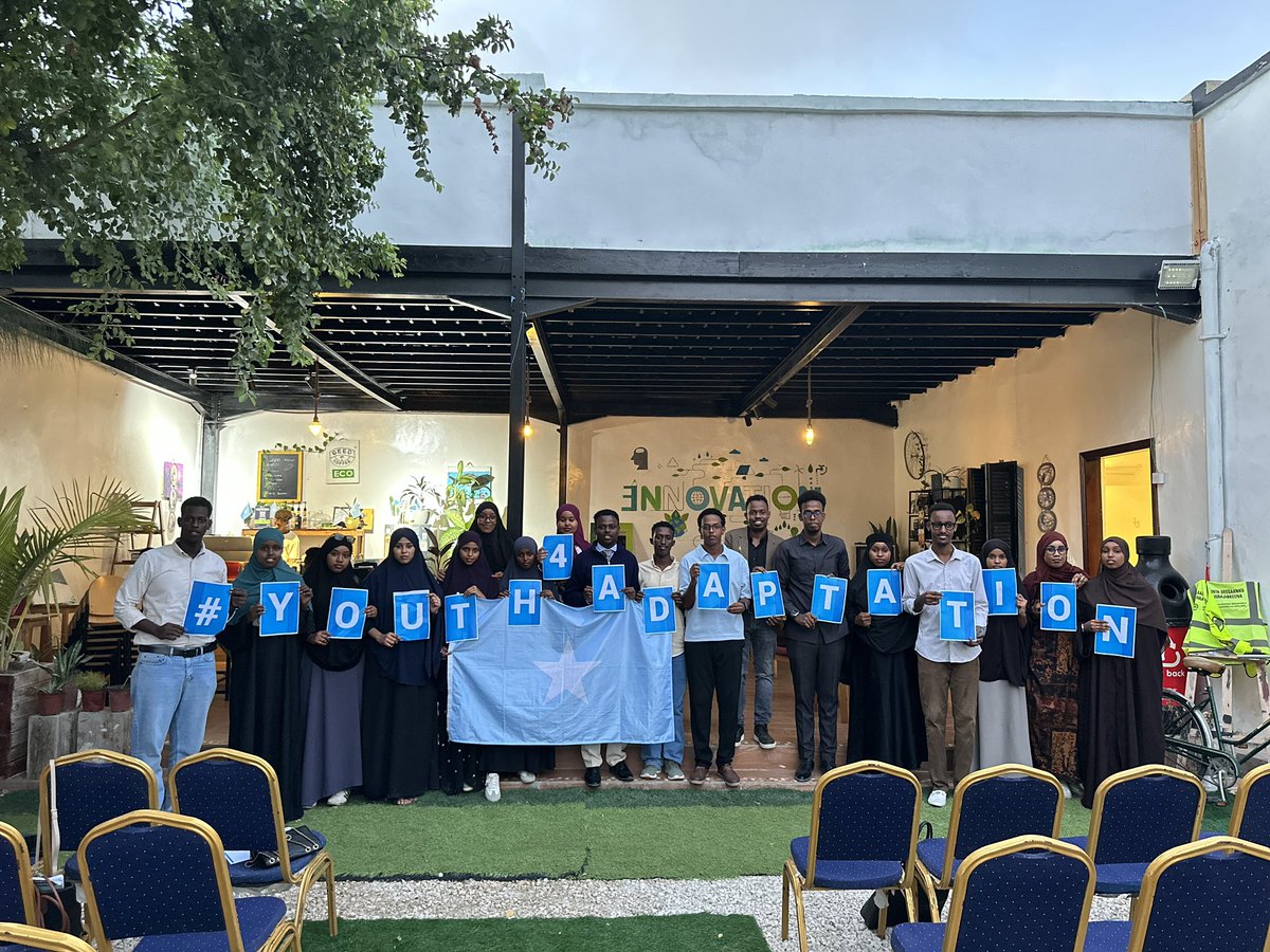 ClimateGenMove's tweet image. We’re proud to have facilitated Youth Climate Adaptation Action Day 2025, organized by the Somali Youth Alliance in partnership with the Global Center on Adaptation (GCA).