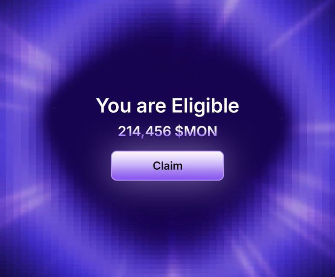 FomoWraith's tweet image. ✨ $MON Claim tool by Monad (@monad) live today!
✅ Link - claim.monadfoundation.network
🪙 Live 14.10.2025!
👀 My MON allocation checked — what about you?