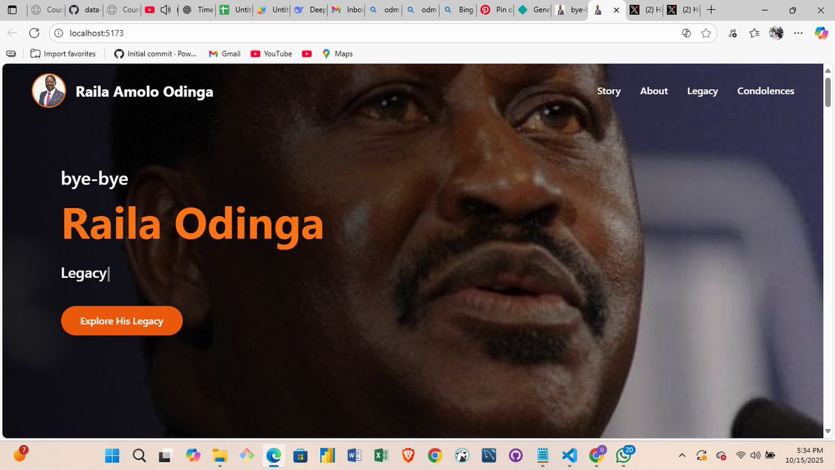 gregorytechKE's tweet image. built a tribute website for @RailaOdinga 
here: raila-odinga.netlify.app 
@KenyanSays @citizentvkenya @Classic105Kenya @PropesaTV @polo_kimanii @Kenyans @Goddie_Ke @MkenyaMzi @_MtuTano @jimNjue_ @DanChepta   @HarunMbaabu  @Bookten8 @C_NyaKundiH @abuga_makori @Kibet_bull
