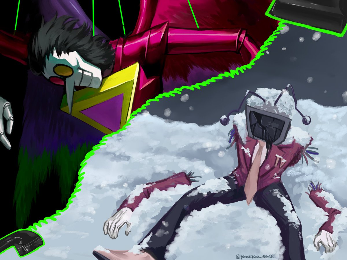 #spamtennatober
Day 6/7: Snow/Prochesy