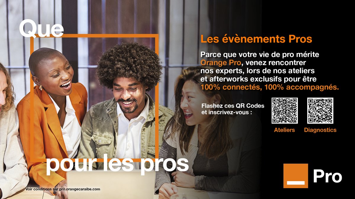 Boostez la visibilité de votre entreprise avec Orange !
Ce vendredi 17 octobre, dans le cadre du #MoisduPro, profitez d’un diagnostic 360° pour évaluer la visibilité de votre entreprise sur Internet et les réseaux sociaux.

->Prenez rendez-vous gratuitement dans la boutique