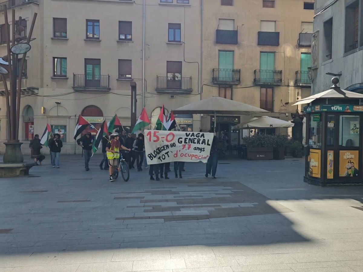 La mani en BCN un exitazo 🇵🇸