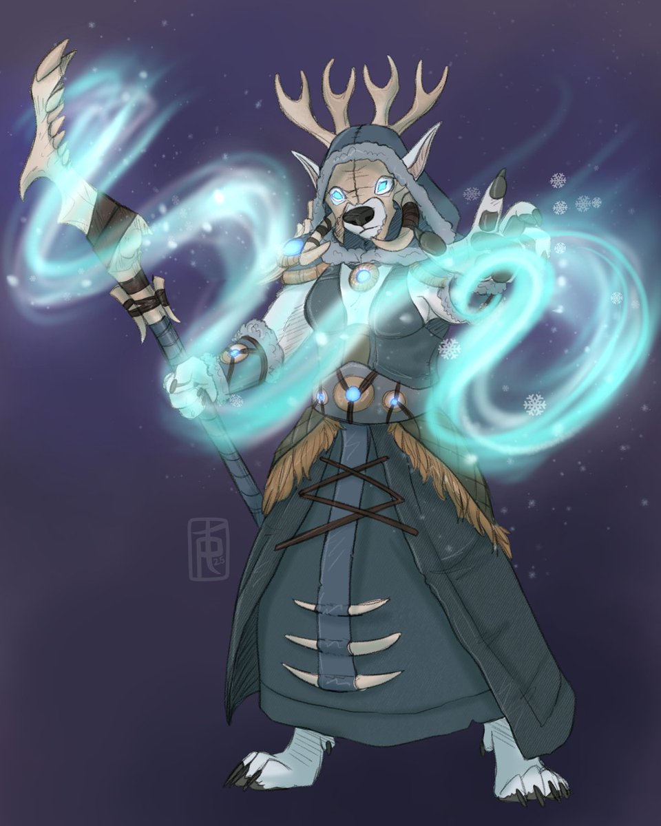 Siggurd Drakkenvandr, a frozen force to be reckoned with! 

Sketch for Bbone!