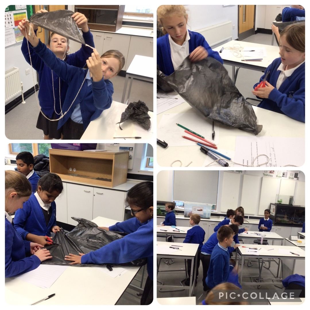 smaaanews's tweet photo. We've explored the force of gravity and investigated what factors can affect it. We tested how quickly objects of different weights and sizes fall, then designed and created our own parachutes to see how surface area influences the effect of gravity. #SMAAAScience https://t.co/0jOPYMw90t
