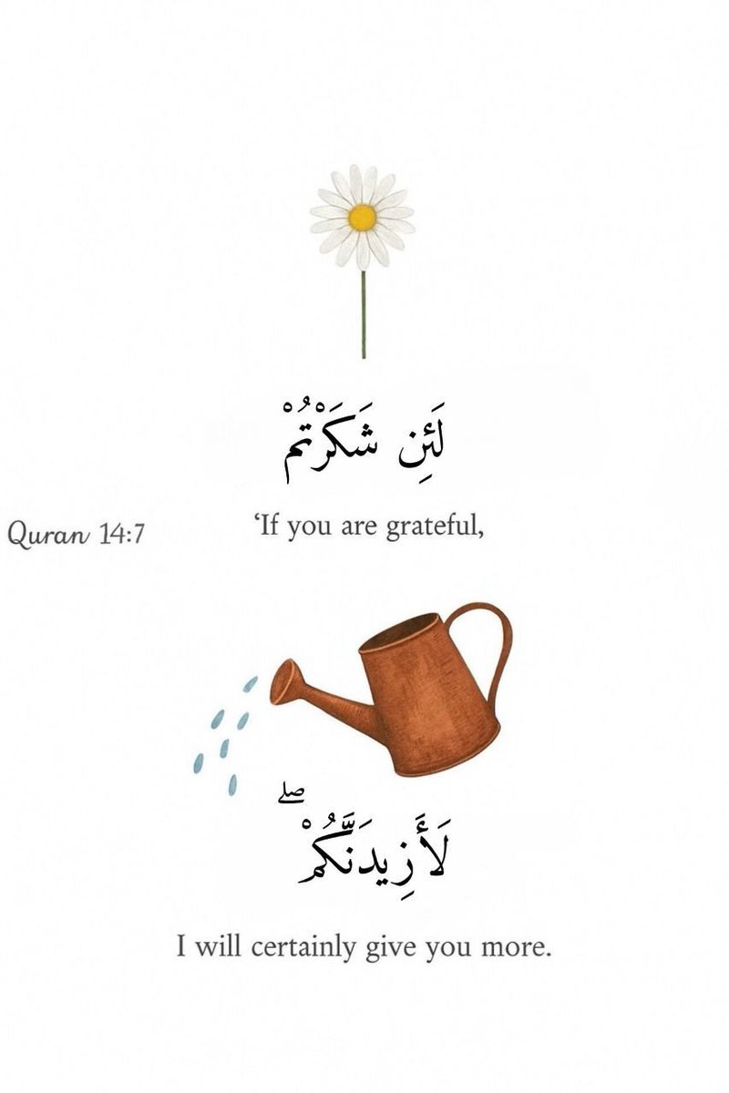 If you are greatful, i will give you more.