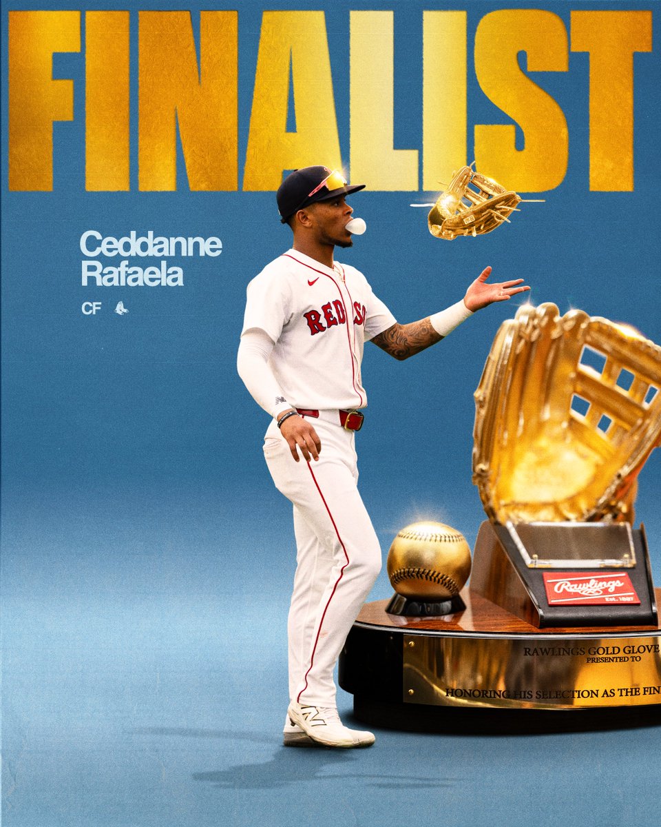 Congrats to Ceddanne on being named a Gold Glove Award finalist!