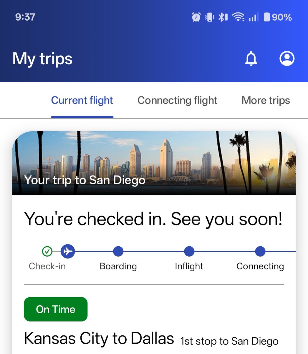 DevonDoesTech's tweet image. Checked in for the flight tomorrow morning! See you soon Twitchcon!