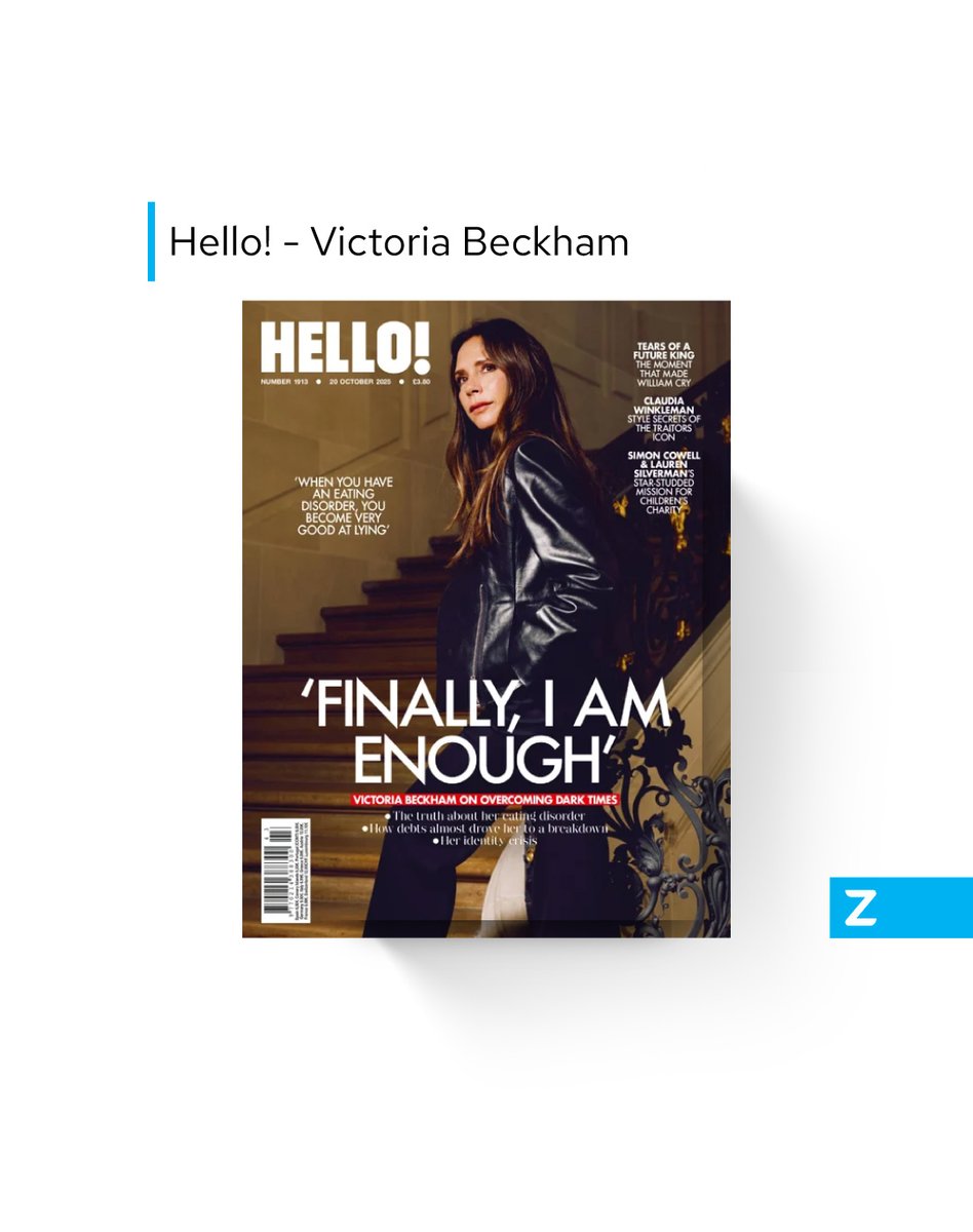 Victoria Beckham gets real. ✨
 She opens up about overcoming dark times after the Spice Girls, finding strength through fame, and redefining success on her own terms.  HELLO! celebrates a woman who’s truly come into her own. 
🔗 Read the full issue 👉 bit.ly/4n9YZmy