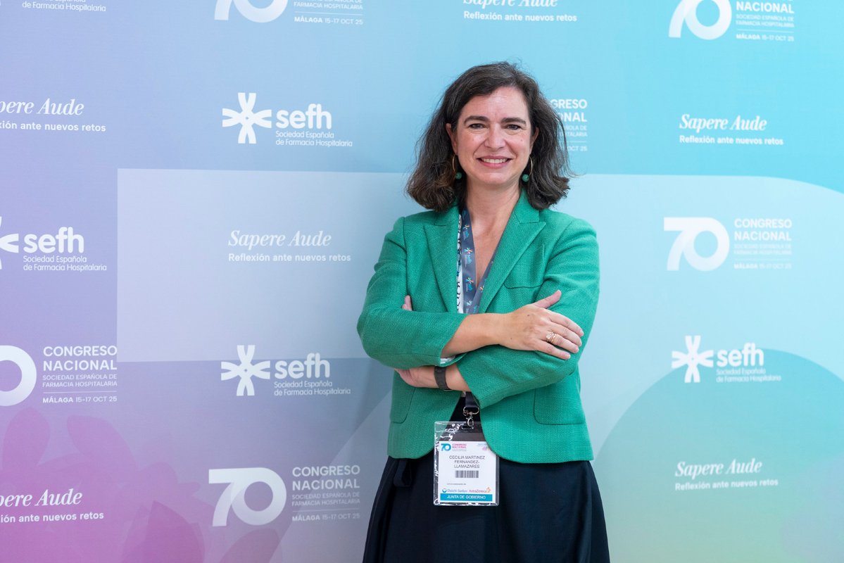 el farmacéutico (@elfarmaceutico_) on Twitter photo #Personalización de la terapia, #seguridad, el #valor de la FH o el reto de la #IA, en el #sefh25
📢Begoña Tortajada: "Haremos una reflexión colectiva sobre el papel de la #FarmaciaHospitalaria"
<a href="/sefhcongreso/">70 Congreso SEFH</a> <a href="/sefh_/">S.E.F.H</a> <a href="/begotg77/">Begoña Tortajada</a> <a href="/ceciliamfll/">Cecilia Martinez FLL</a>
Más info👉tinyurl.com/yfafemrk #Personalización de la terapia, #seguridad, el #valor de la FH o el reto de la #IA, en el #sefh25
📢Begoña Tortajada: "Haremos una reflexión colectiva sobre el papel de la #FarmaciaHospitalaria"
<a href="/sefhcongreso/">70 Congreso SEFH</a> <a href="/sefh_/">S.E.F.H</a> <a href="/begotg77/">Begoña Tortajada</a> <a href="/ceciliamfll/">Cecilia Martinez FLL</a>
Más info👉tinyurl.com/yfafemrk
