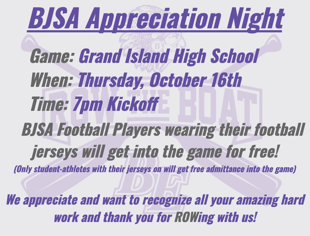 We are so excited to have our <a href="/BjsaBellevue/">BJSABellevue</a> F.A.M.I.L.Y. join us for our game this week!

#Bellevue #YouthSports #ChieftainFootball #RTB #ChangeYourBest #KeepgROWing #Discipline #Commitment #Toughness #BeSelfless #BeELITE #78%
