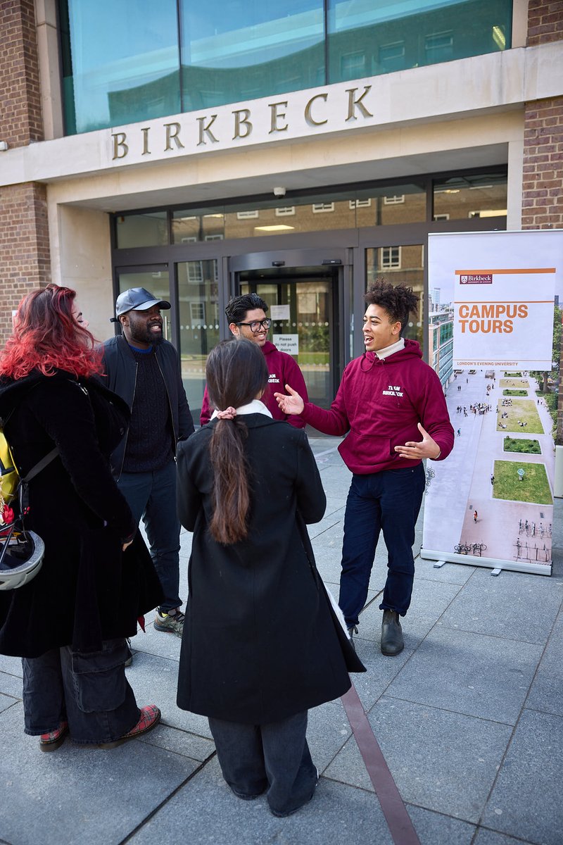 Interested in studying an Undergraduate degree in 2026? 

Join our Undergraduate Open Day on November 1 to talk to our academics, explore our campus and learn what Birkbeck is all about:

bbk.ac.uk/events/event/5…