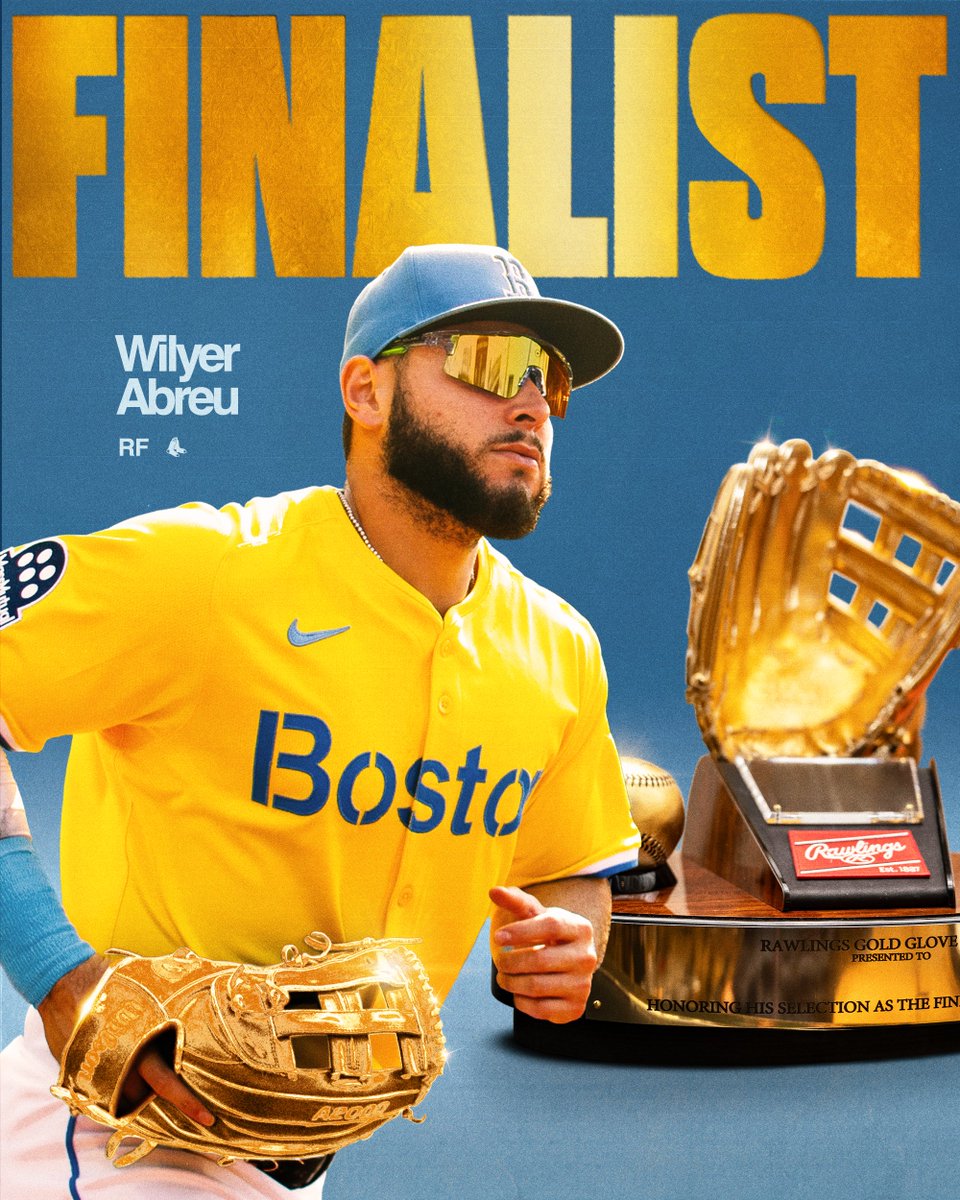 Wilyer is a Gold Glove Award finalist for the second year in a row!