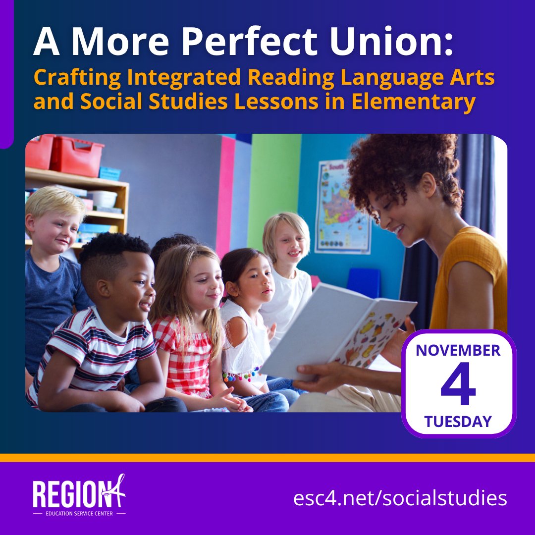 Design interdisciplinary lessons that blend Reading/Language Arts and Social Studies to deepen literacy, critical thinking, and content knowledge.

Tuesday, November 4 | In-person

Register today at: bit.ly/R4SS-PerfectUn…