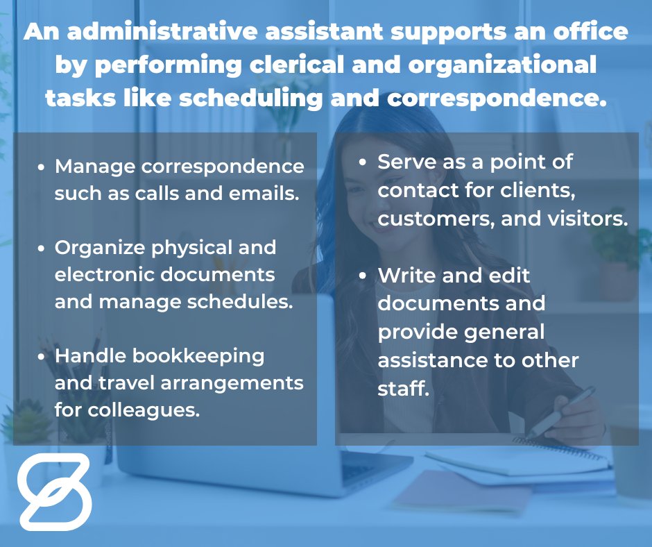 SpherionFargo's tweet photo. Thinking about pursing a career as an Administrative Assistant?

Learn more about this exciting career pathway at: https://t.co/BS8paCYiYk

#jobtips #careers https://t.co/jmZVSZPuvp