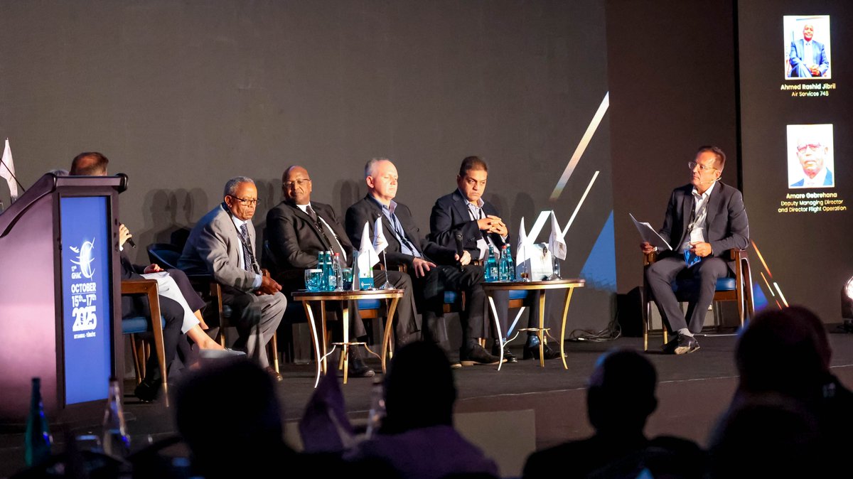 arjibril1's tweet photo. I was honored to be among the Day 1 panelists at the 17th Global Humanitarian Aviation Conference (GHAC) in Istanbul, where we discussed the role of air operators in sustaining humanitarian missions amid funding shortfalls. https://t.co/RmlPSWlitV