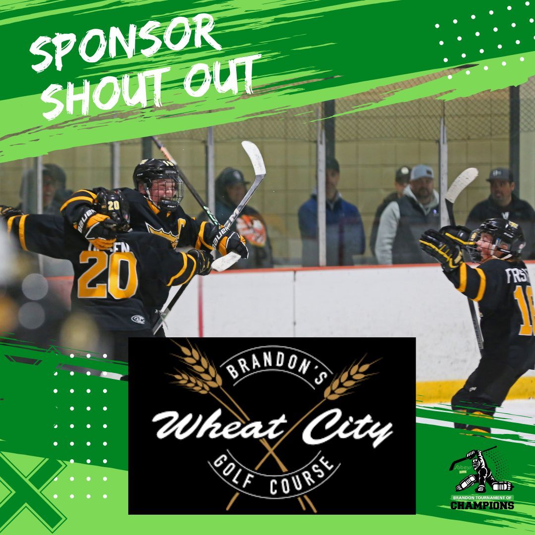 Introducing a new sponsor for this year's Sobey's Tournament of Champions, Wheat City Golf Course!! Wheat City is well known for its breathtaking, 18-hole course, found in the heart of the city! 

Thank you, Wheat City Golf Course, for your support #TOC26