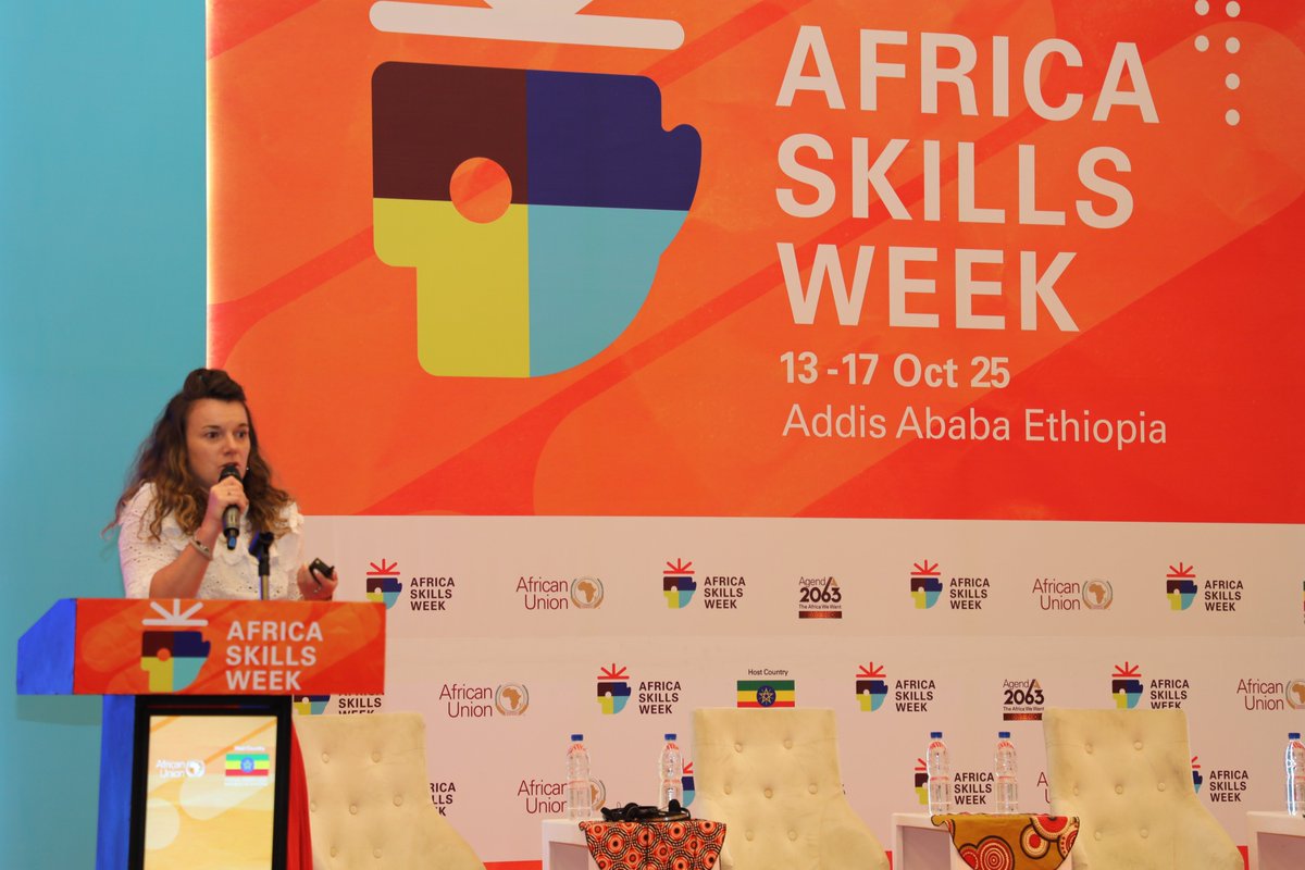 AddisIlo's tweet photo. As #ASW2025 continues, @ILO experts are leading sessions on:
👉#TVET financing with #RAFPRO
👉#SkillsIntelligence to bridge labour market gaps
👉#YESAfrica for youth employment in the digital age
Together, we’re shaping inclusive, future-ready skills systems across Africa https://t.co/KsycLYu9SL
