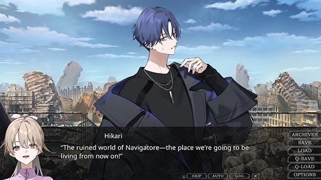 Ikemenfangirl's tweet image. Navigatore of the Ruined World : PC Otome Game【 EN / JP / CN 】

Title: Navigatore of the Ruined World
(Houkai sekai no Navigatore)
By: Primula
Platform: PC windows
Language: English, Japanese, Simplified Chinese 

💙 Harunashi Mika CV : Ito Kent #伊東健人

#hounavi #otomegame
