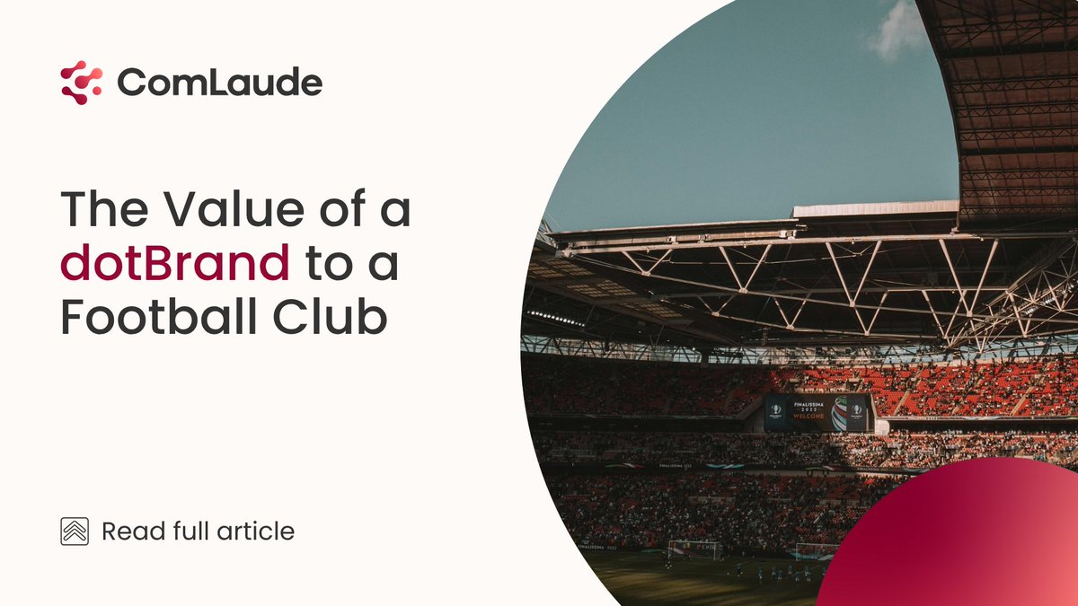 Football clubs face growing digital risks - from fake tickets to phishing. A dotBrand TLD gives clubs total control and builds fan trust.

The 2026 ICANN window is closing. Act now. ⚽

🔗 comlaude.com/football-clubs…

#Football #dotBrand #CyberSecurity