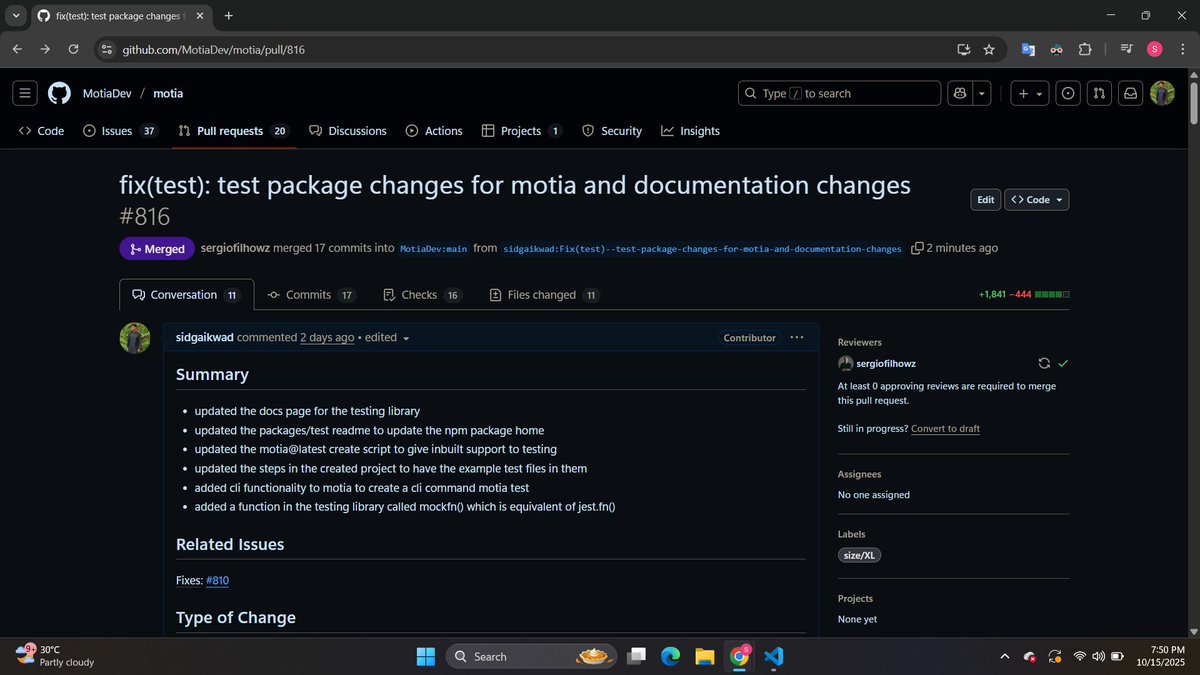 Now Motia comes with its test package inbuilt and with examples that you can play with, also added a cli command (motia test) 🌟
<a href="/Hiteshdotcom/">Hitesh Choudhary</a>
<a href="/motiadev/">motia</a>
<a href="/ghumare64/">Rohit Ghumare</a>
<a href="/SergioFilhow/">Sérgio Marcelino</a>
<a href="/ankushdharkar/">🎙️Ankush Dharkar ☯️</a>