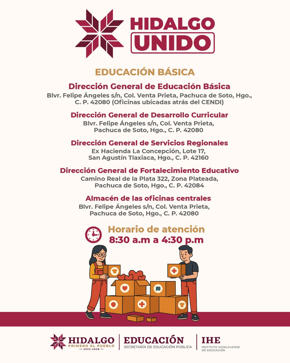 SEPHidalgo's tweet image. Cuando una familia hidalguense necesita apoyo, toda la comunidad educativa responde.
👩🏫👨🎓 Todos los niveles escolares se suman a la colecta de víveres para quienes más lo necesitan.
Tu donativo hace la diferencia 💖
#HidalgoUnido