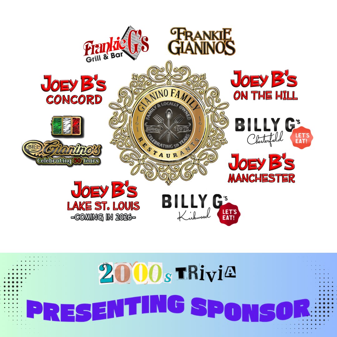 A huge thank you to The Gianino Group for being our Presenting Sponsor for this year’s trivia night! Your support is helping us create an unforgettable night while supporting families battling childhood cancer.  You rock harder than a MySpace playlist circa 2005! 🎶📷✨