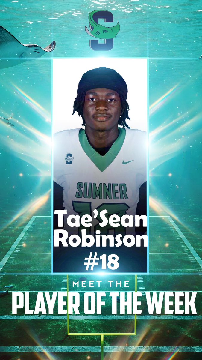 Offensive Player of the Week 
Tae’Sean Robinson <a href="/T5beSnappin/">3⭐️Tae'Sean Robinson</a> 
3 catches
80 yards 
2 Touchdowns